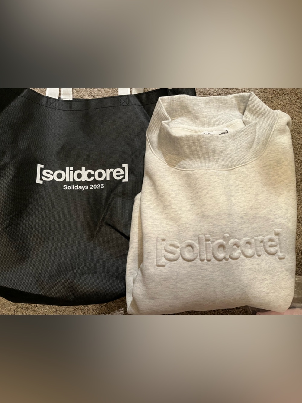 Solidcore Mockneck Sweatshirt L